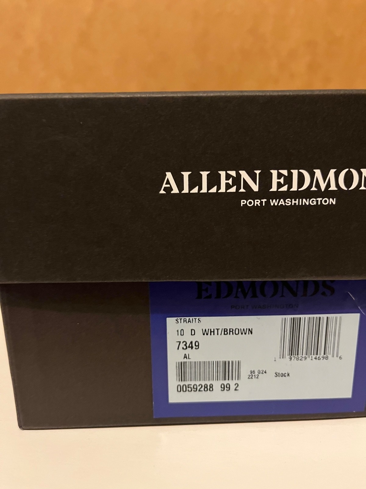Allen Edmonds Straits Derby Saddle WATERPROOF Leather Golf Shoes sz 10 7349 USA