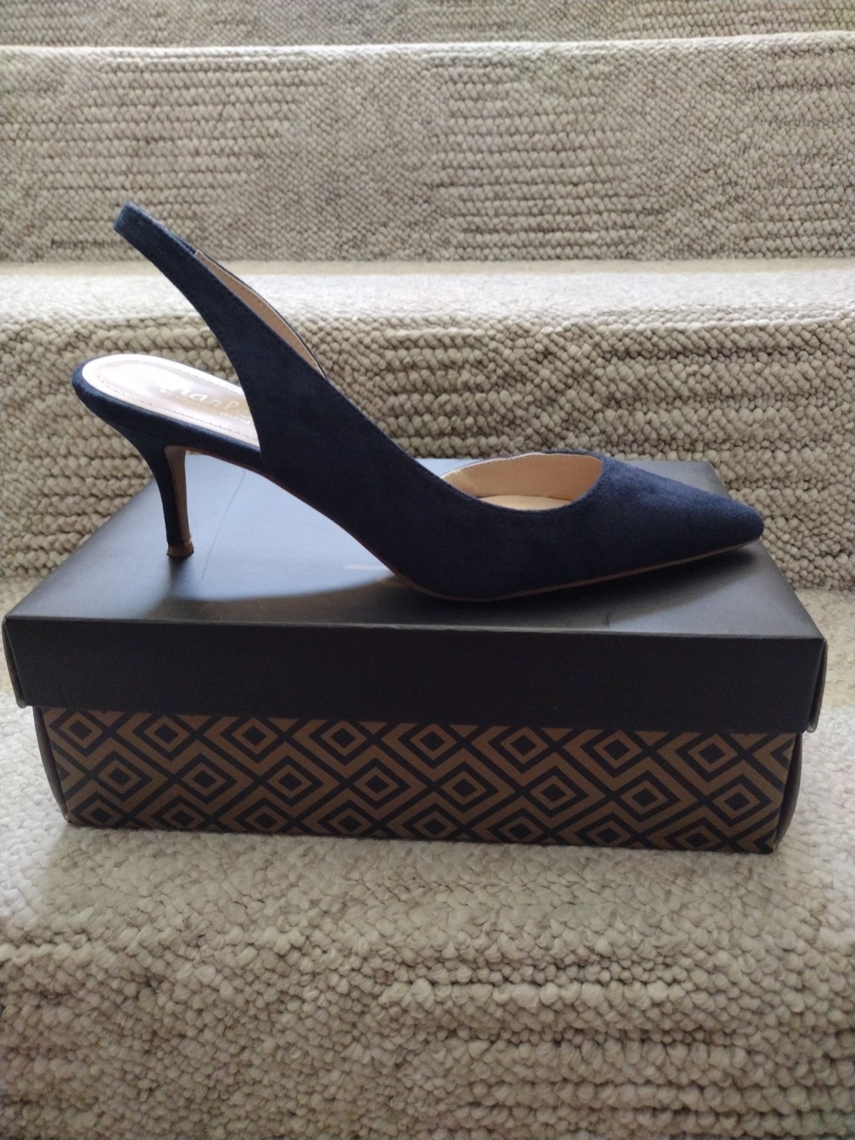 Charles by Charles David Navy Slingback Pumps Excellent Condition Size 9