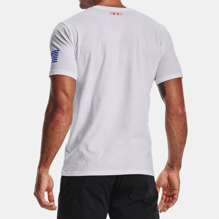 Under Armour Men’s UA Freedom United State Of America T-Shirt. White. NWT