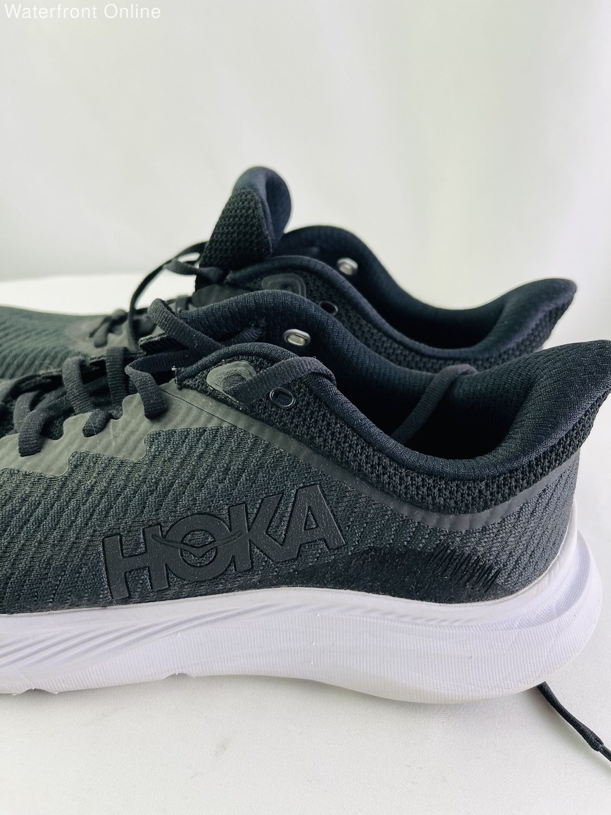 Hoka One One Solimar Black Running Sneakers Women’s 10B | 1123075 BWHT