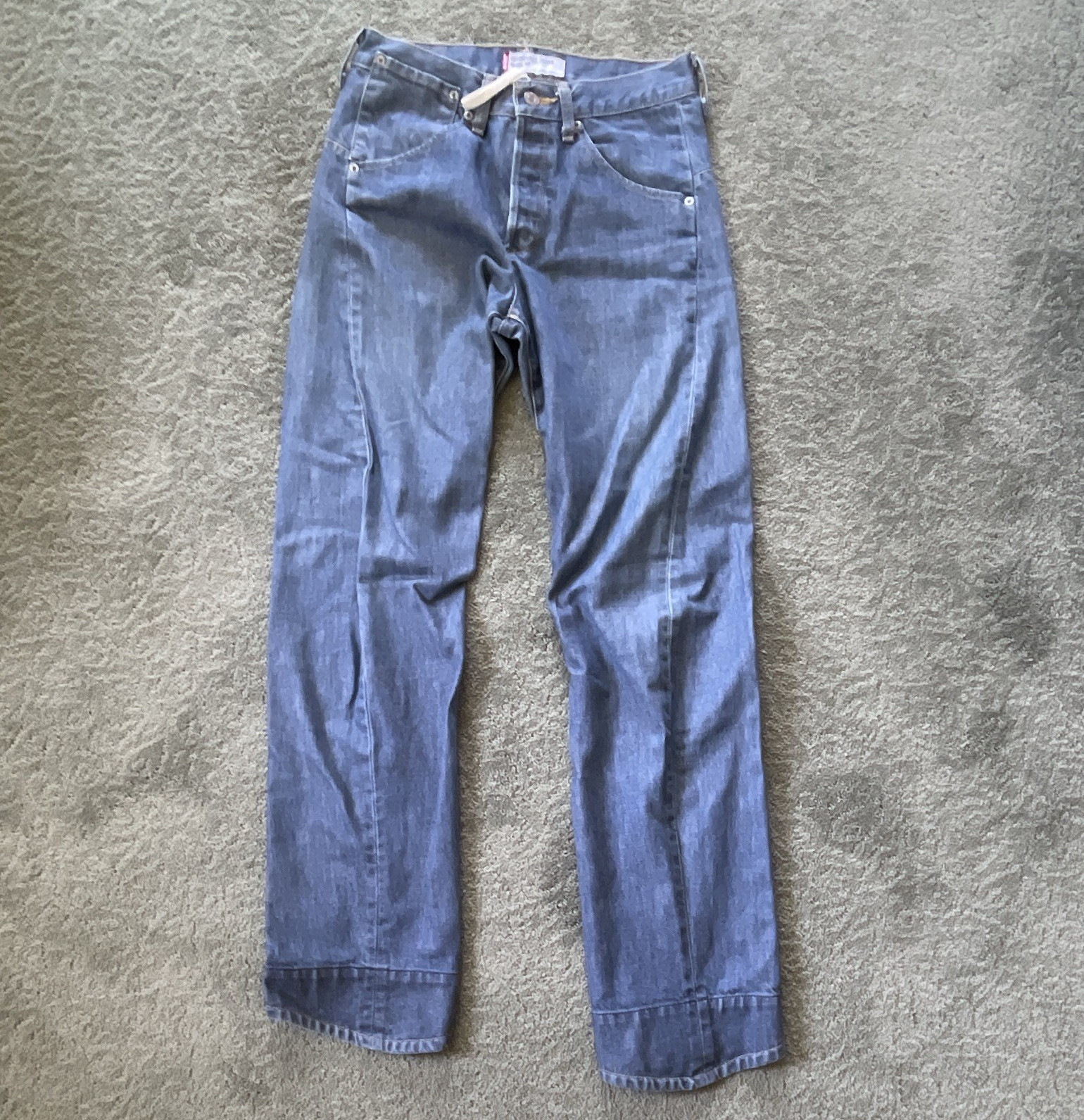 Levi’s Engineered Twisted Men’s W30 MADE IN JAPAN Straight Leg Blue Denim Jeans