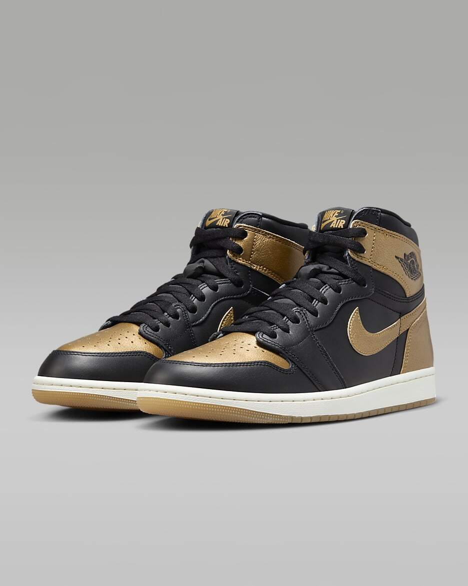 Nike Air Jordan 1 Retro High OG “Black and Gold” DZ5485-071 Men’s New [US 7-14]