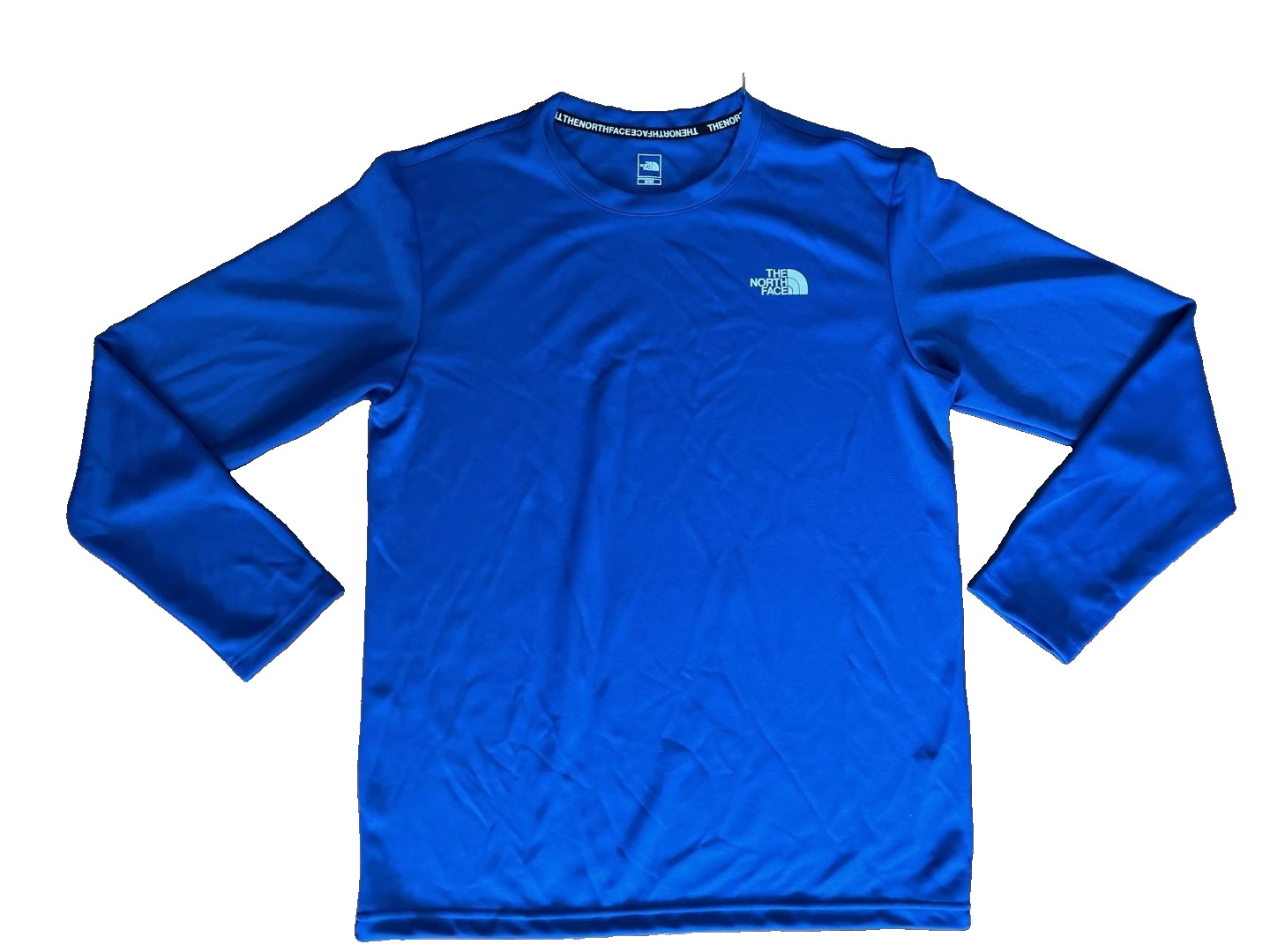 The North Face Royal Blue NWT Size M/95 Med Long Sleeve Stretch Shirt Korean Tag