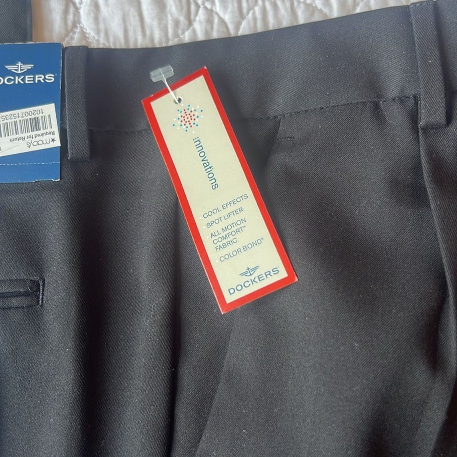 Dockers Charcoal Formal Trousers