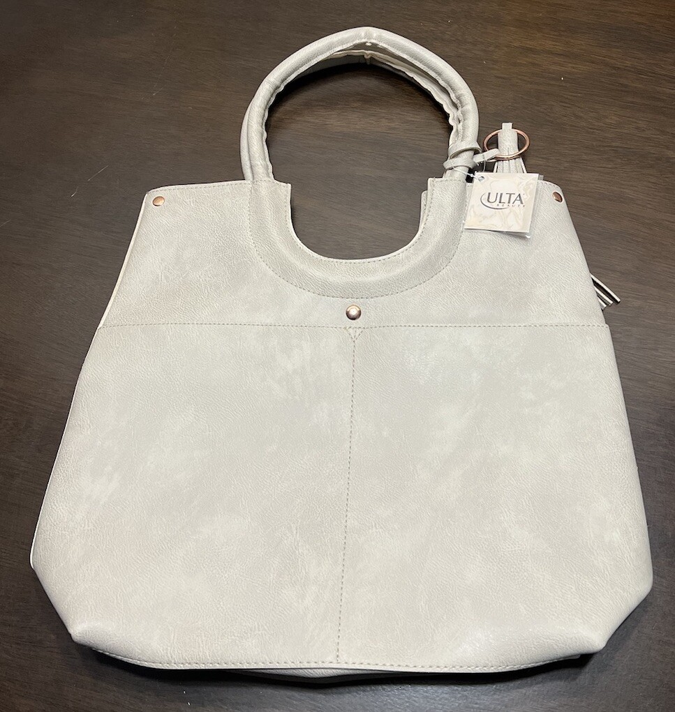 Spacious Stone Purse Deep Pockets Top Handle Snap Closure with Dust Bag