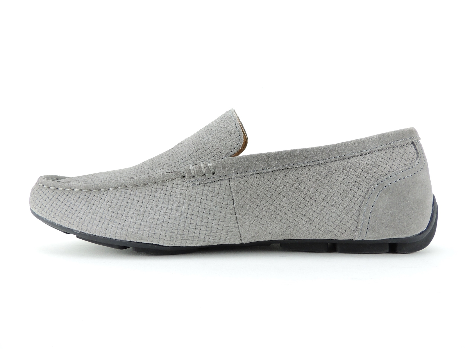 Alfani Men’s Kendric Textured Drivers Tornado Grey Suede Size 10 M