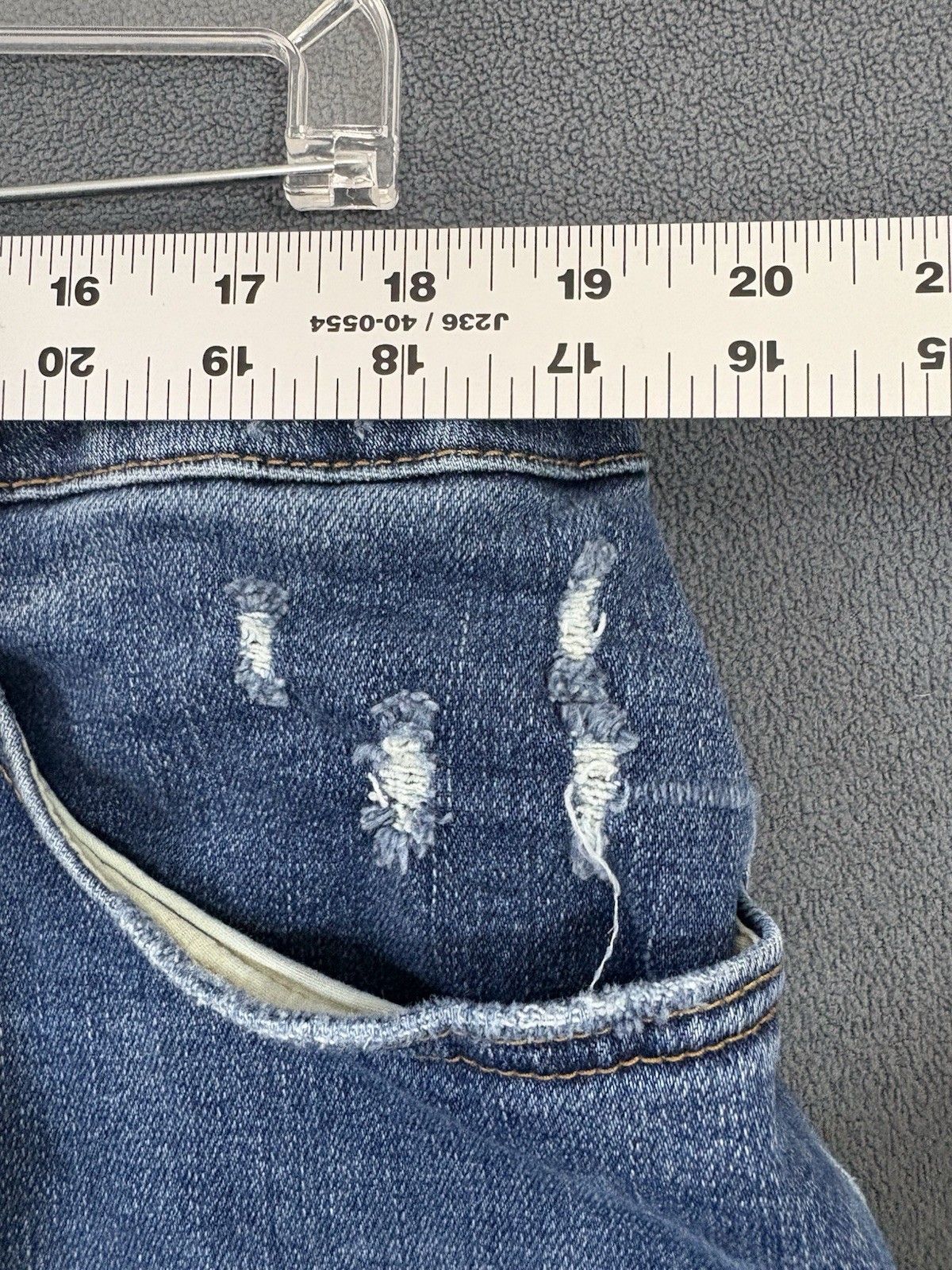 Judy Blue Jeans Womens Size 22 Slim Stretch Distressed High Waist Denim JB88776