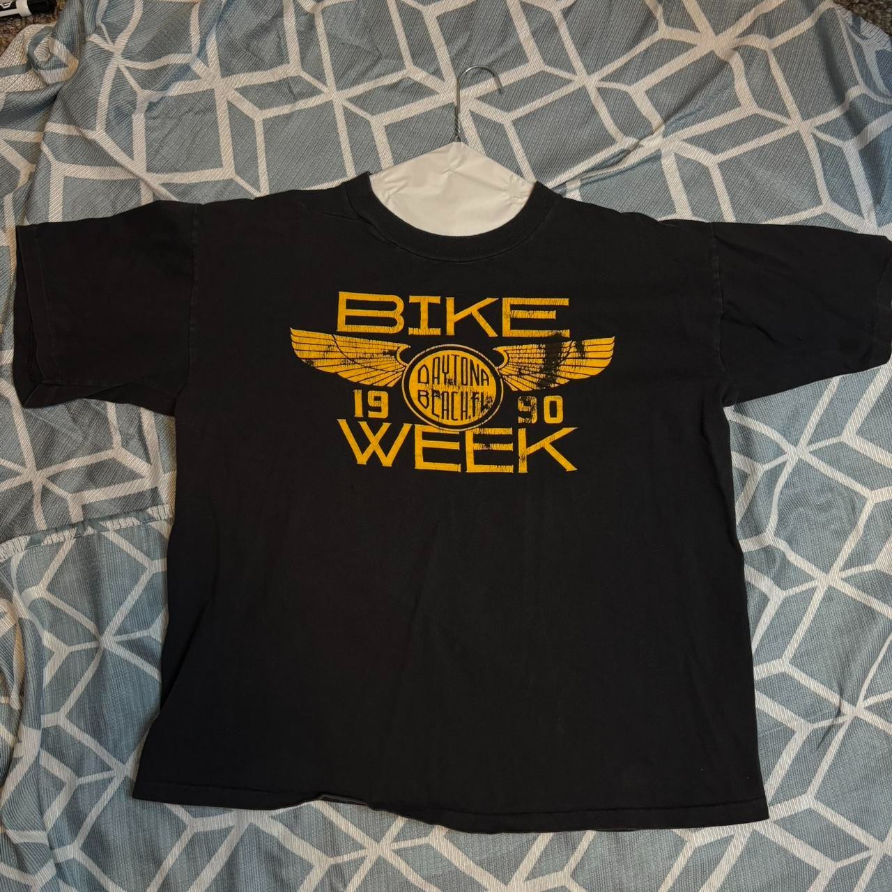 1990 Daytona Beach Bike Week Marlboro Men’s Tee Vintage 90s Biker Shirt SS