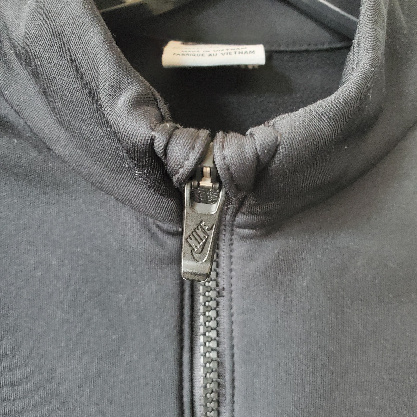 Nike Jacket Youth’s XL Black Full Zip Track Athletic Swoosh Logo Lightweight