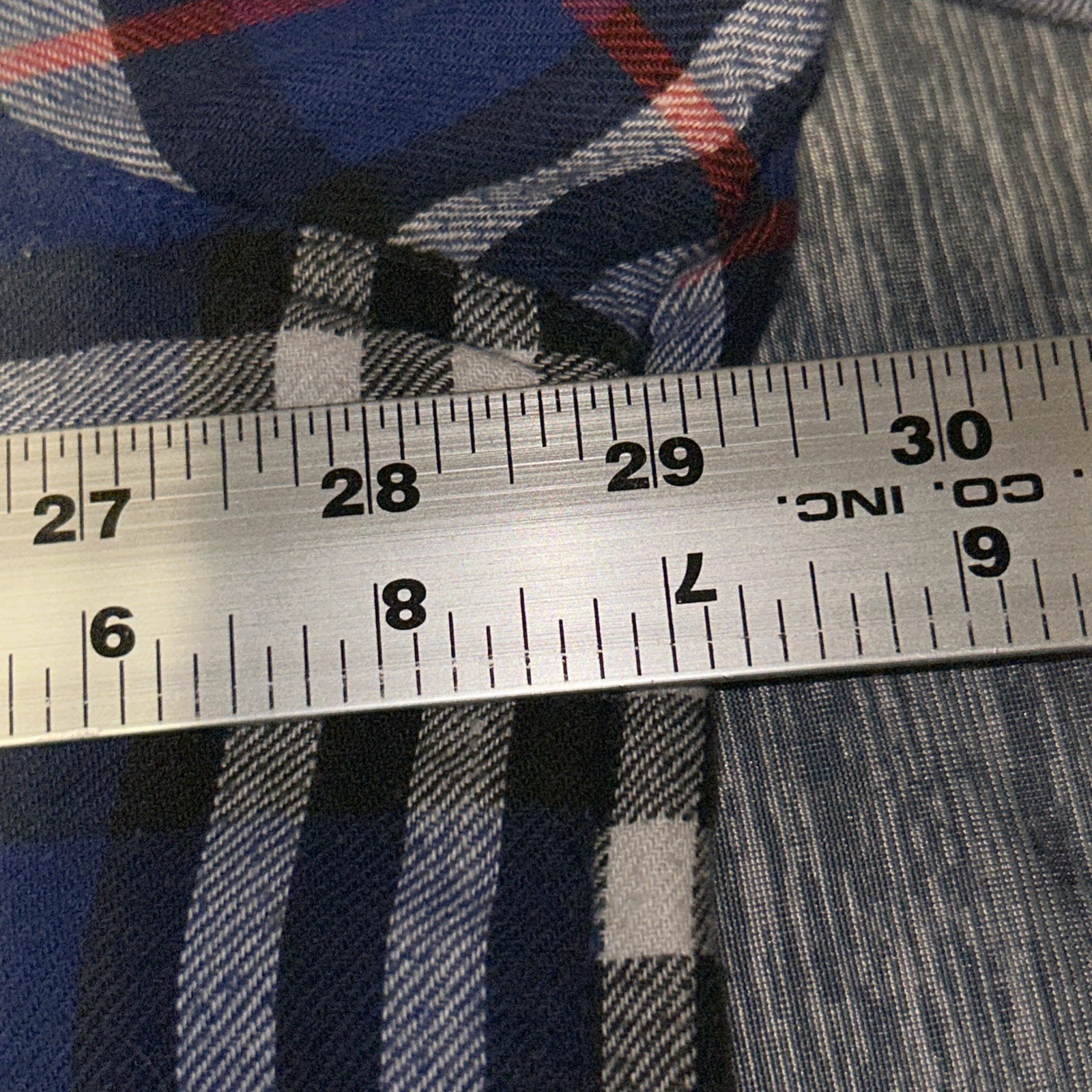 Vintage David Taylor Plaid Flannel Waffle Thermal Lined Men’s 2XL Tall Shirt