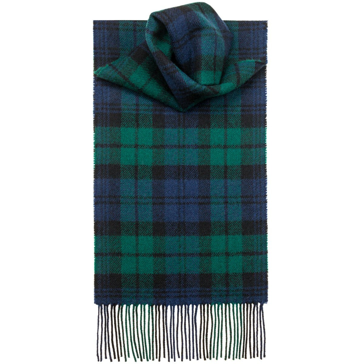 For Womens Mens 100% Cashmere Scotland Made Plaid check Warm Scarves Wool Scarf