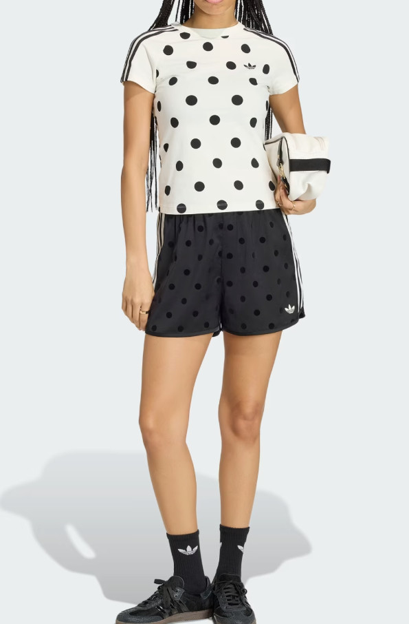 adidas Originals Polka Dot Sprinter Shorts Women Lifestyle Casual AsiaFit KV1172