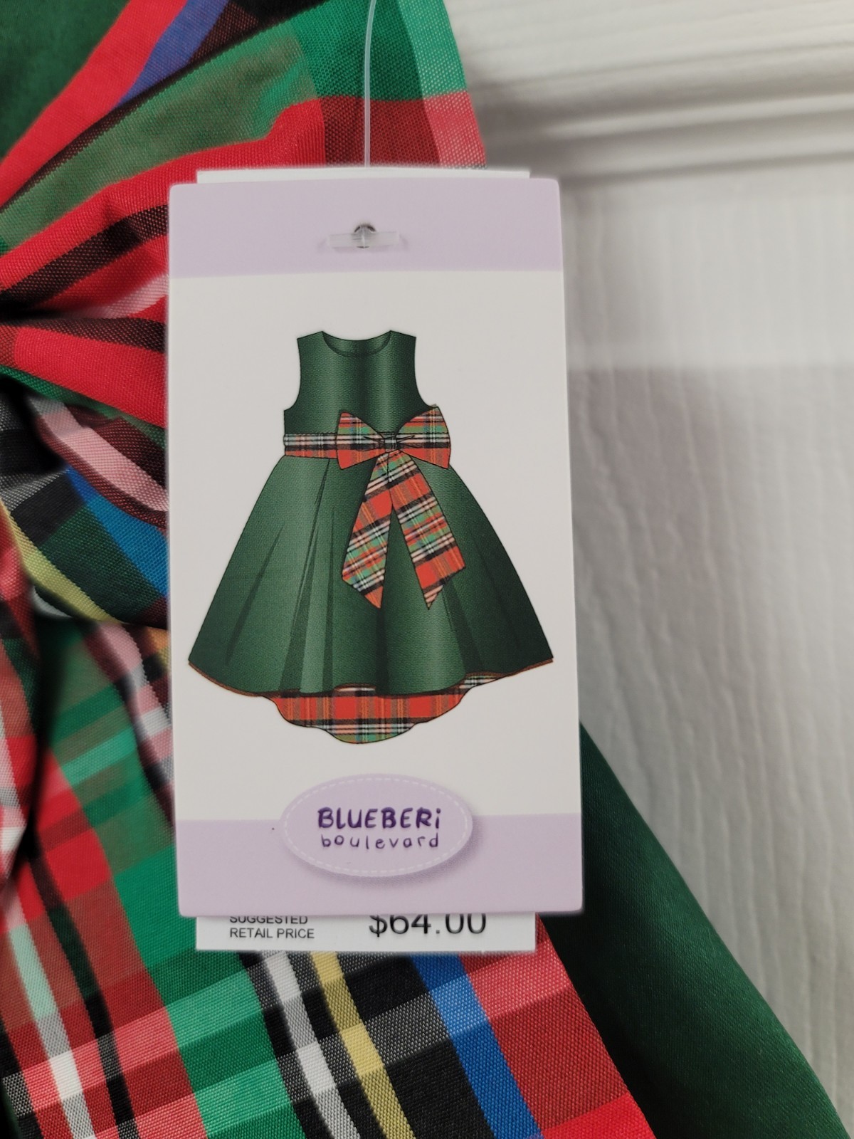 Blueberi Boulevard Girls Sleeveless Hi-Low Christmas Holiday Dress – 4T & 5