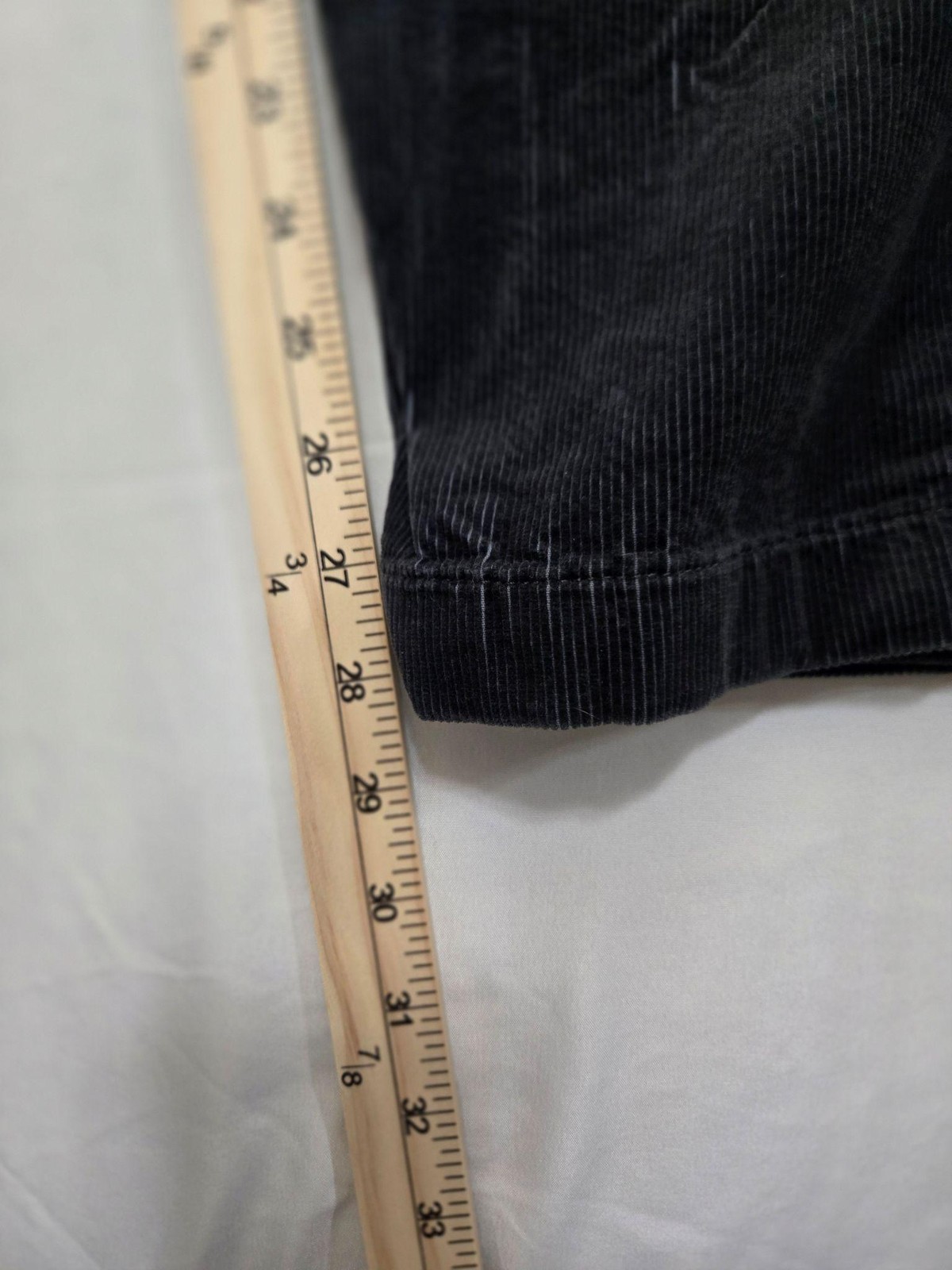 Bonobos Pants Mens L Gray Corduroy Jogger Elastic Drawstring 33×32 Casual