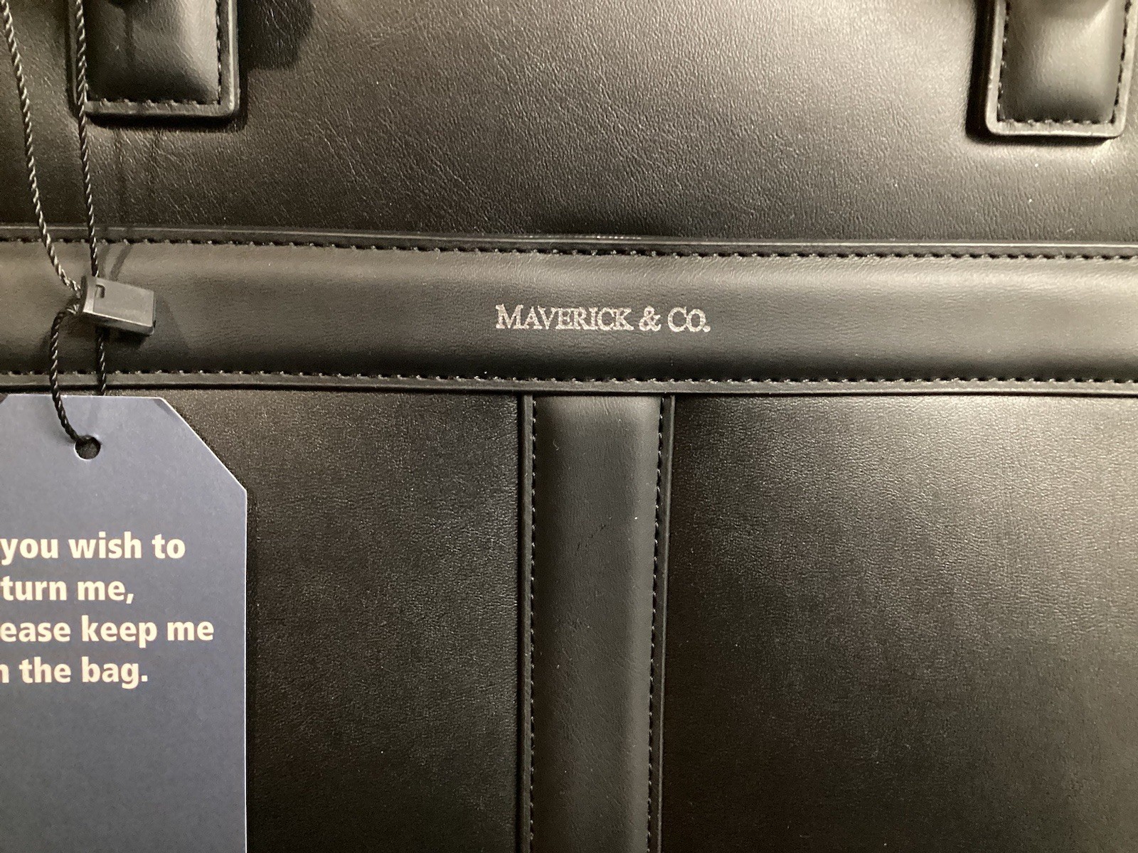 Maverick & Co Delta Leather Briefcase