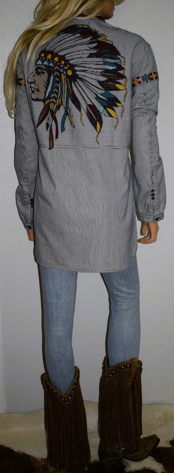 DOUBLE D RANCH Riersons Revival Embroidered Top X Large