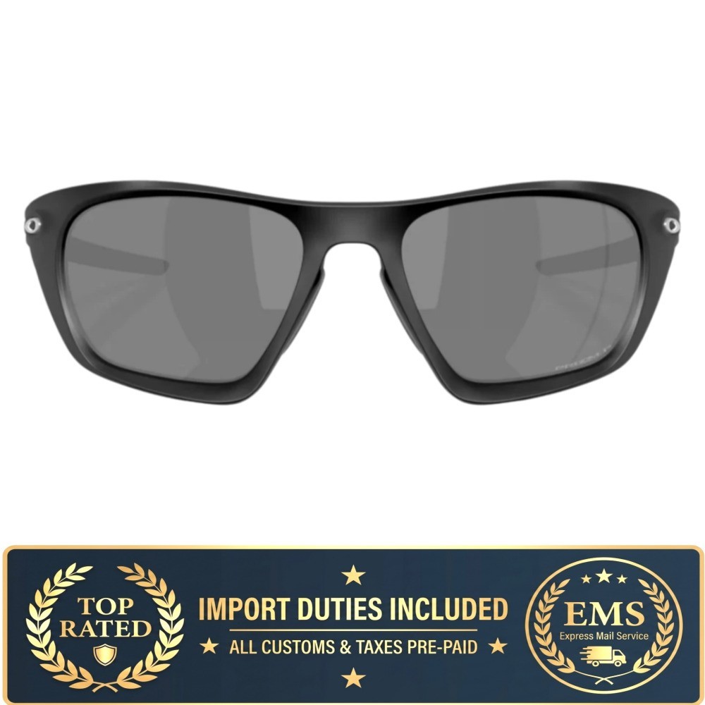 Oakley Lateralis Matte Black Frame Prizm Black Polarized Lenses High Bridge Fit