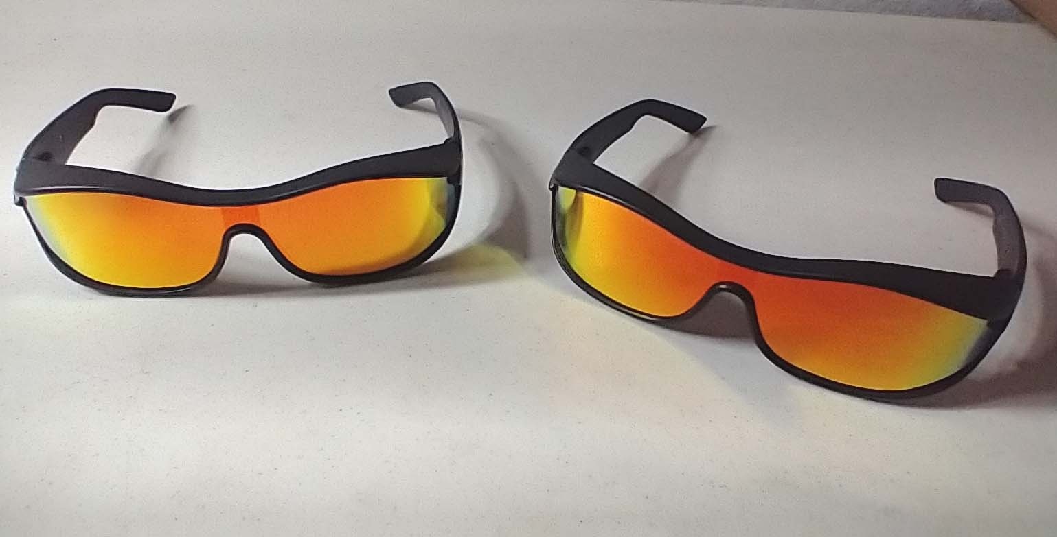 TWO Pairs of Bulbhead BattleVision Polarized Sunglasses