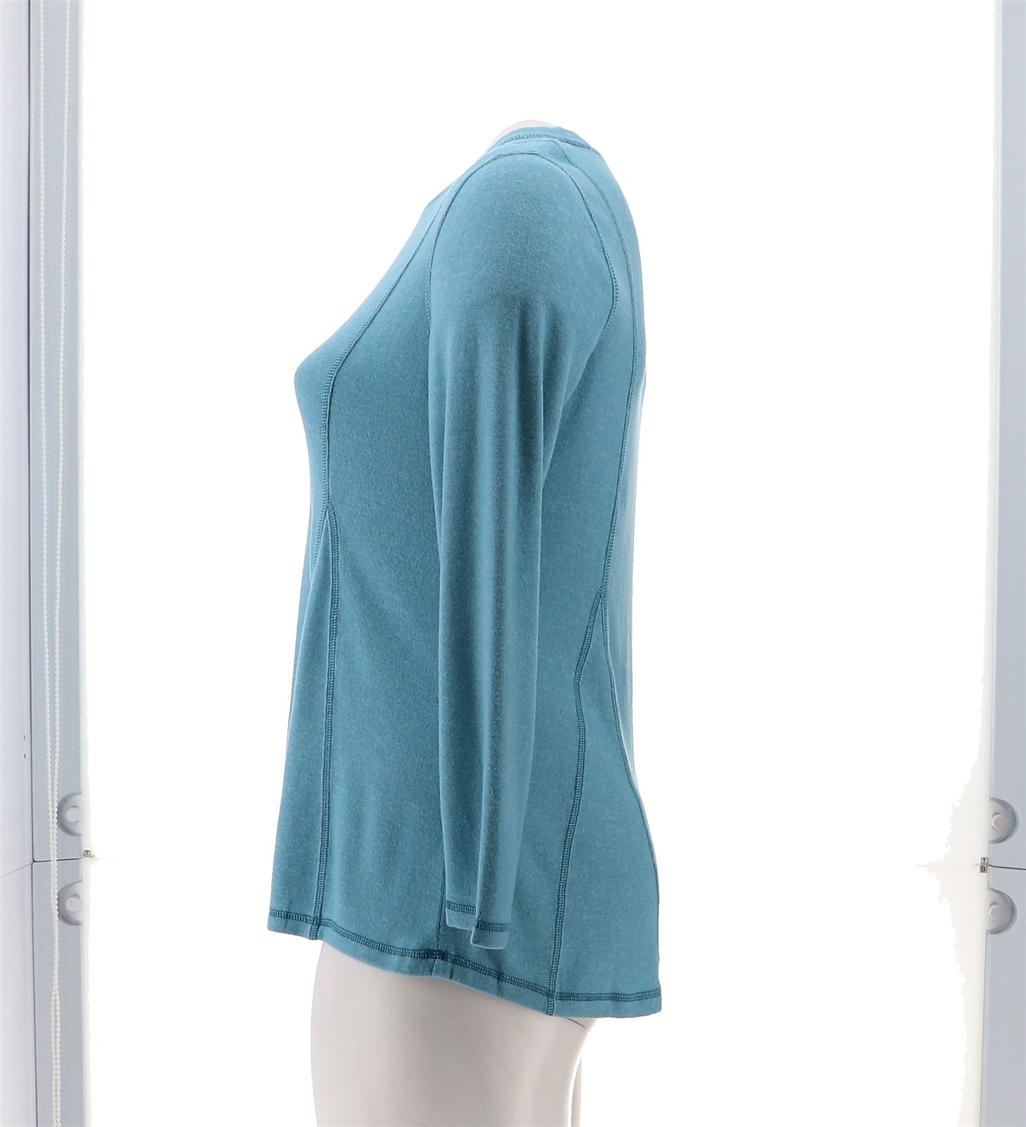 Eaze Wear Antthony Fit-and-Flare Lounge Top SKY BLUE XL NWOT (1058)