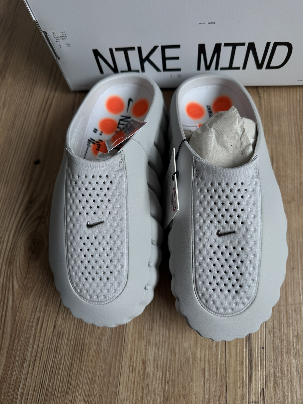 Nike Mind 001 LT SMOKE GREY/CHROME US 8 ✅