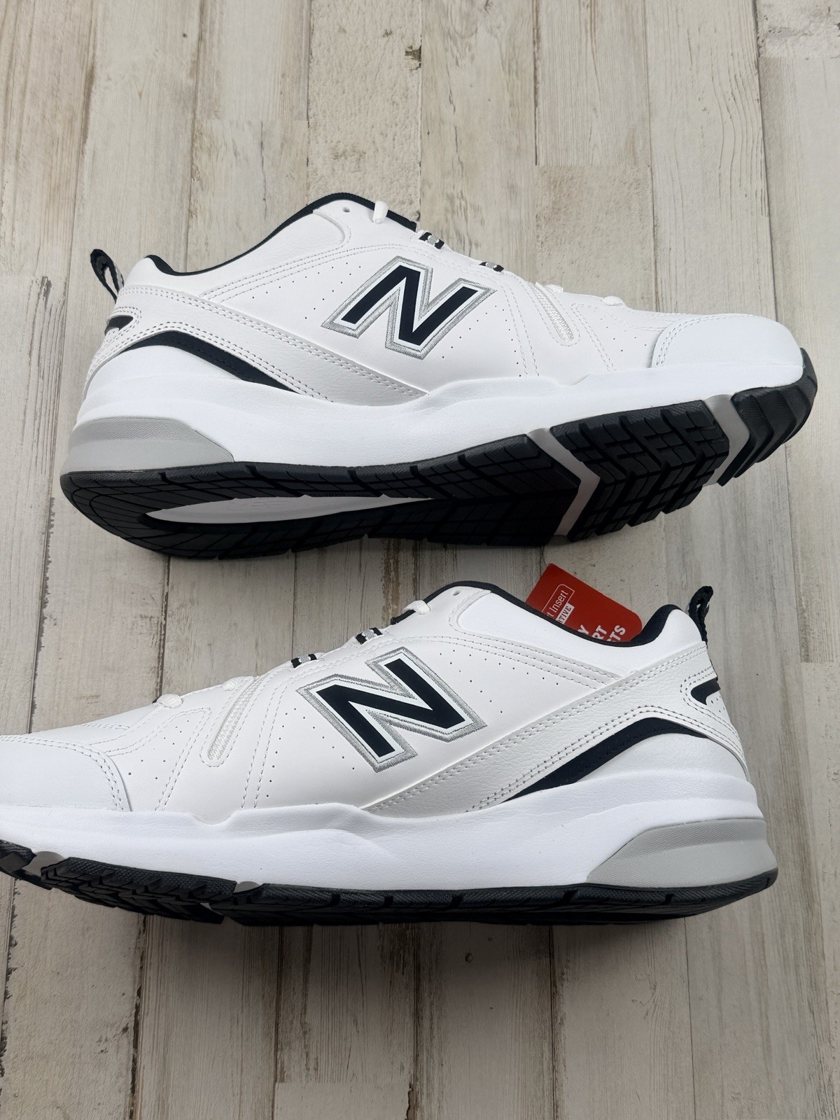 New Balance 608v5 White Black MX608SB5 Available Now NIB Fast Ship Very Nice