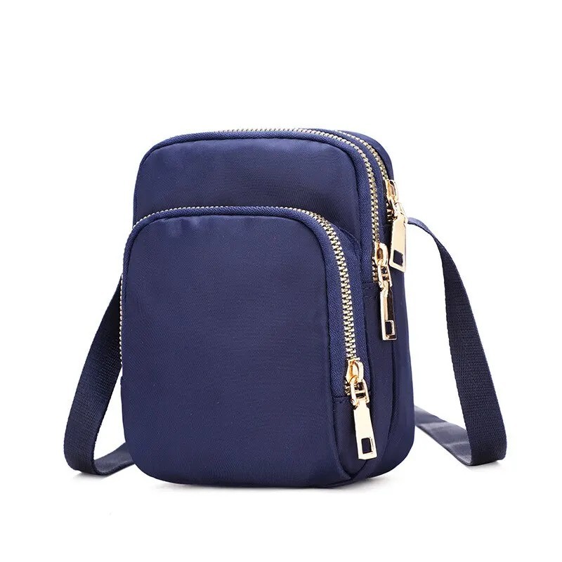 Women Bag Waterproof Shoulder Bag Crossbody Zipper Mobile Phone Lady Female Mult