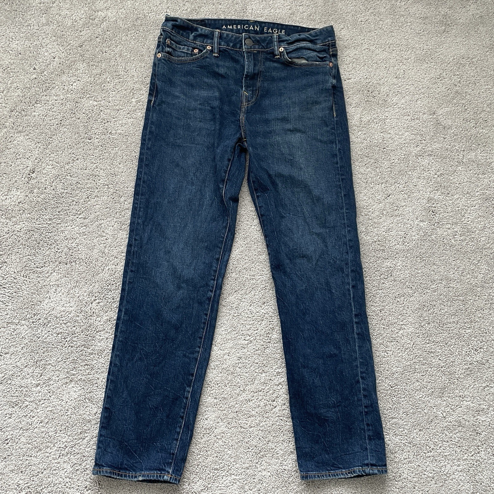 American Eagle Air FLEX Original Straight Stretch Denim Jeans Men’s 32×30