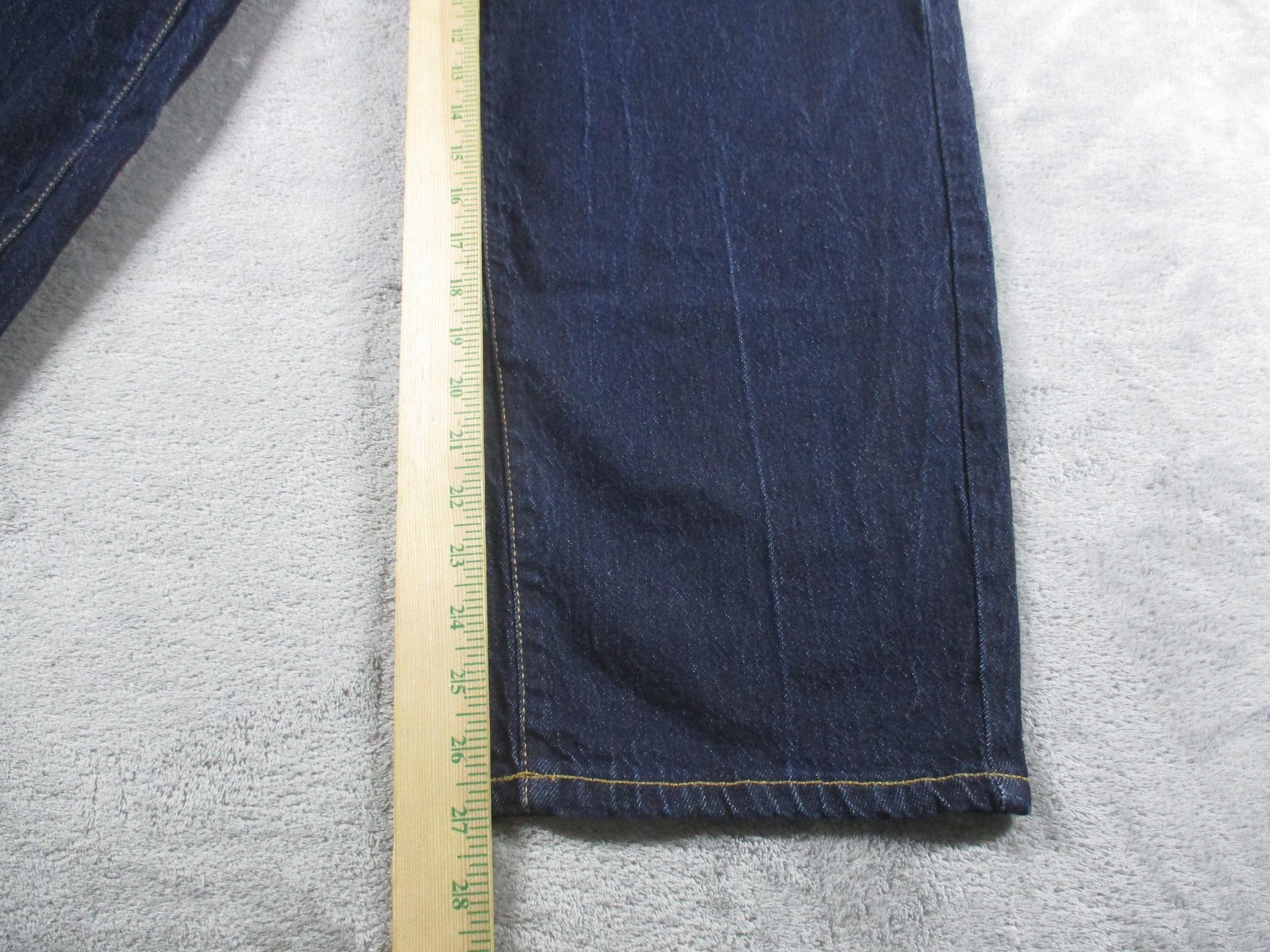 Free Assembly Jeans Womens 8 Dark Wash High Rise Relaxed Straight Denim Blue