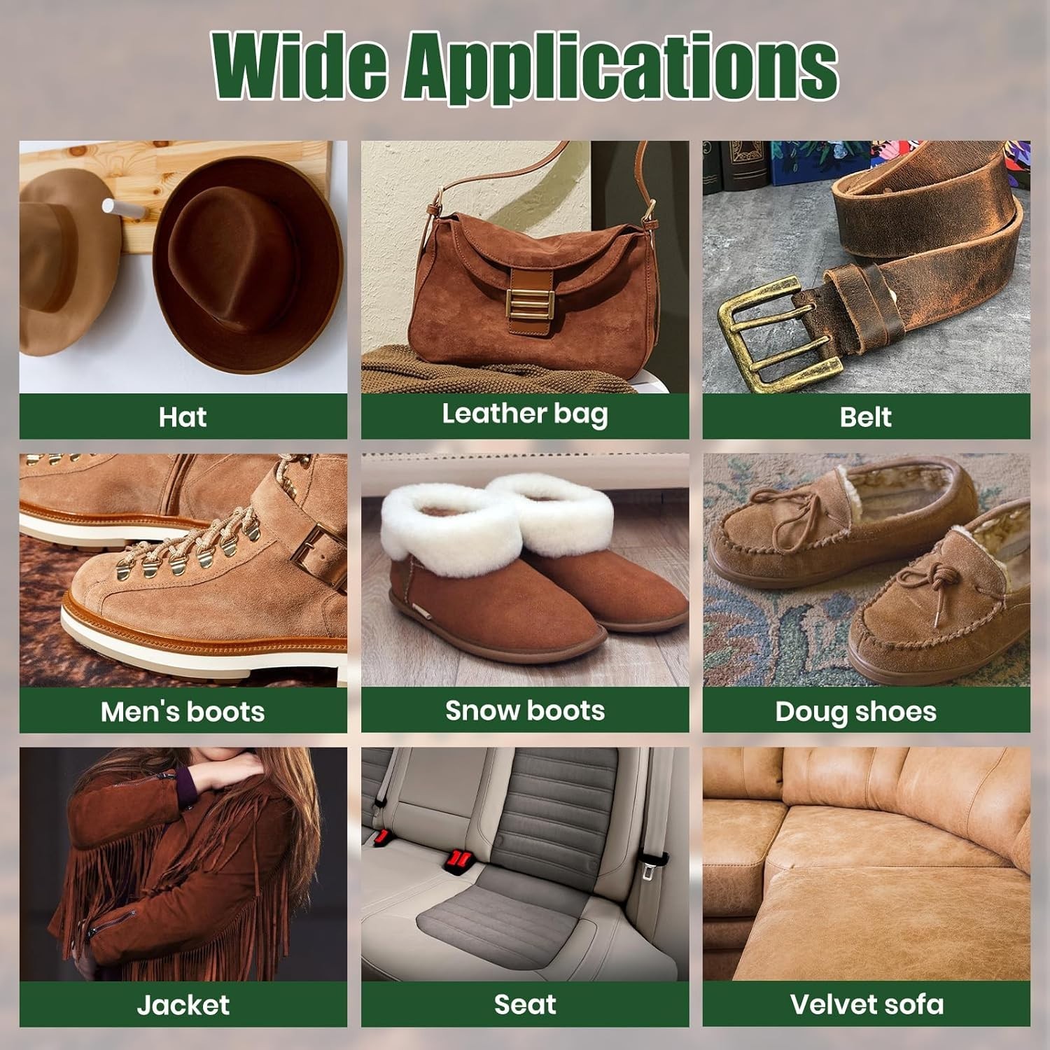 Leather & Suede Care Kit Leather Cleaner Conditioner Protector