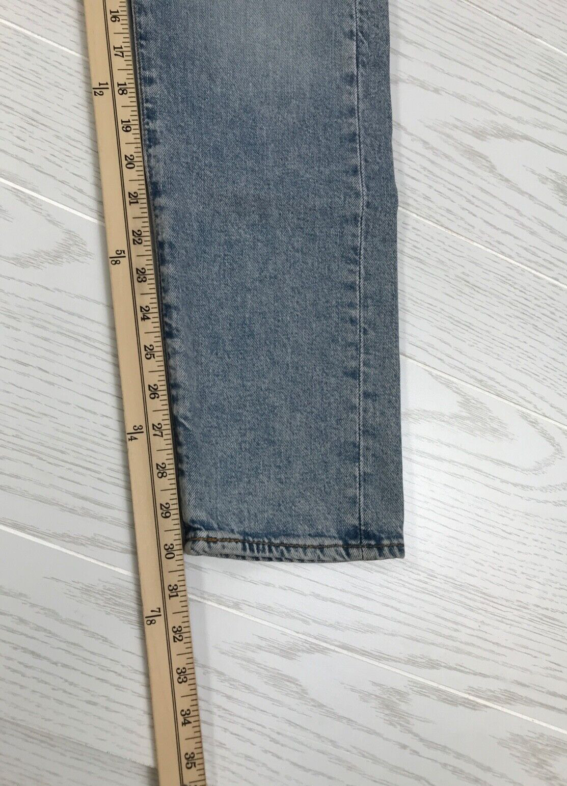 Levi’s 510 Jeans Mens 30×30 Slim Stone Washed Blue Straight Cotton Blend NWOT