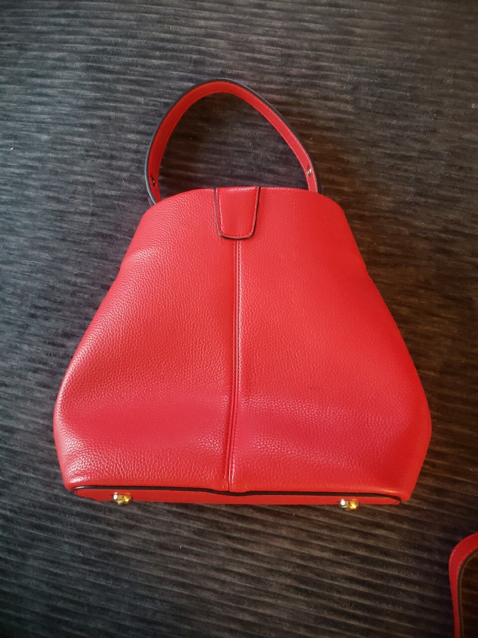 Joy SUSAN 100% Vegan Leather Hobo / Satchel Womens Purse NWOT Red