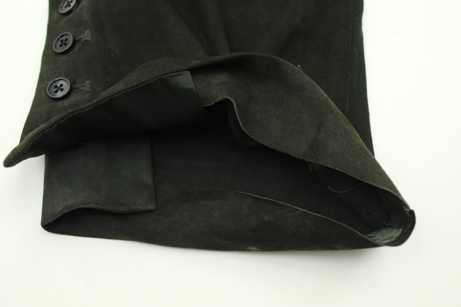 Ralph Lauren Black Label Sample Green Suede Riding Equestrian Kyler Pant 8 Flaws