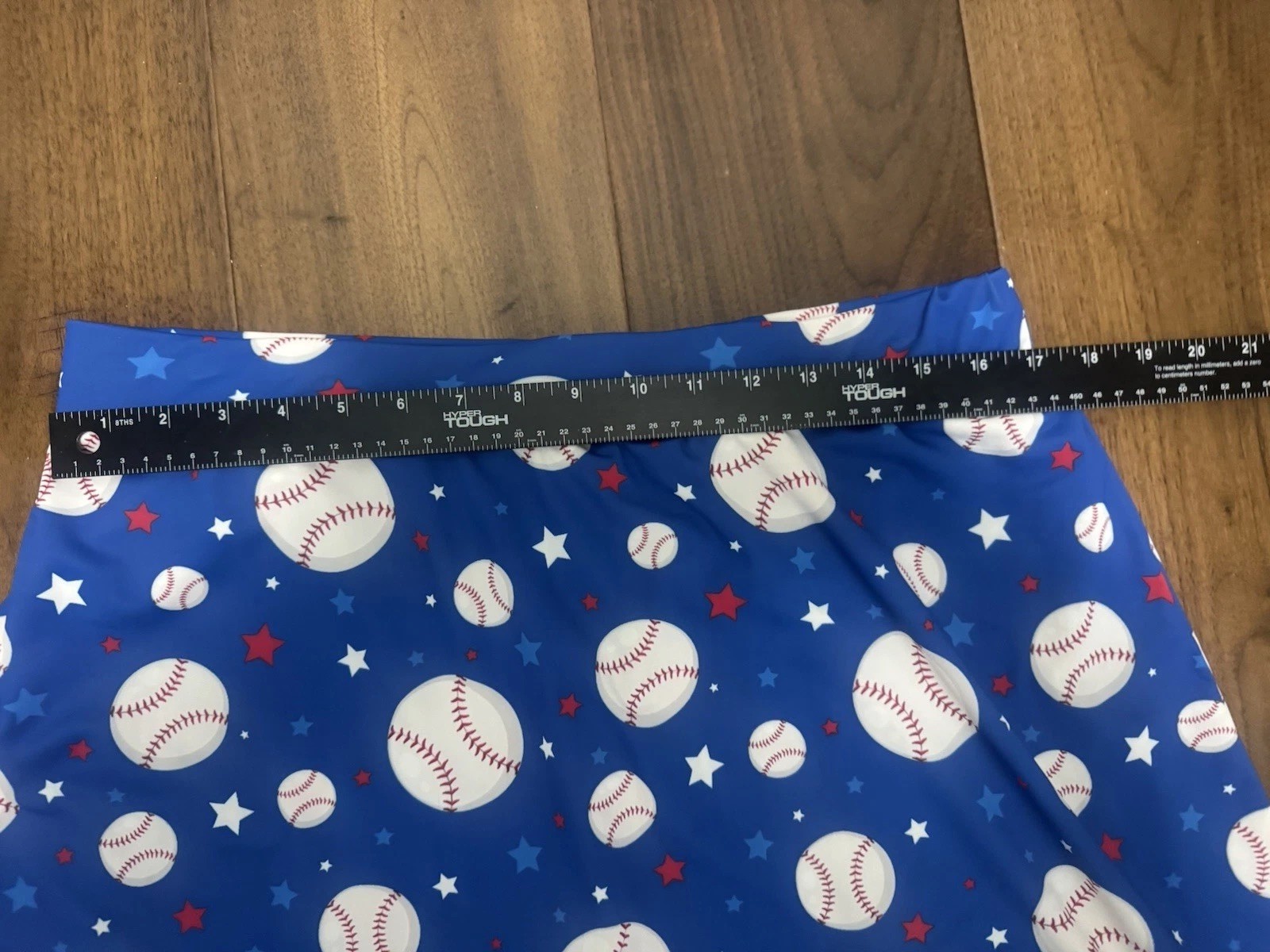 Women’s Size Small Regular Pull-On Stretch Skort w/ Pocket Blue Baseball Skirt