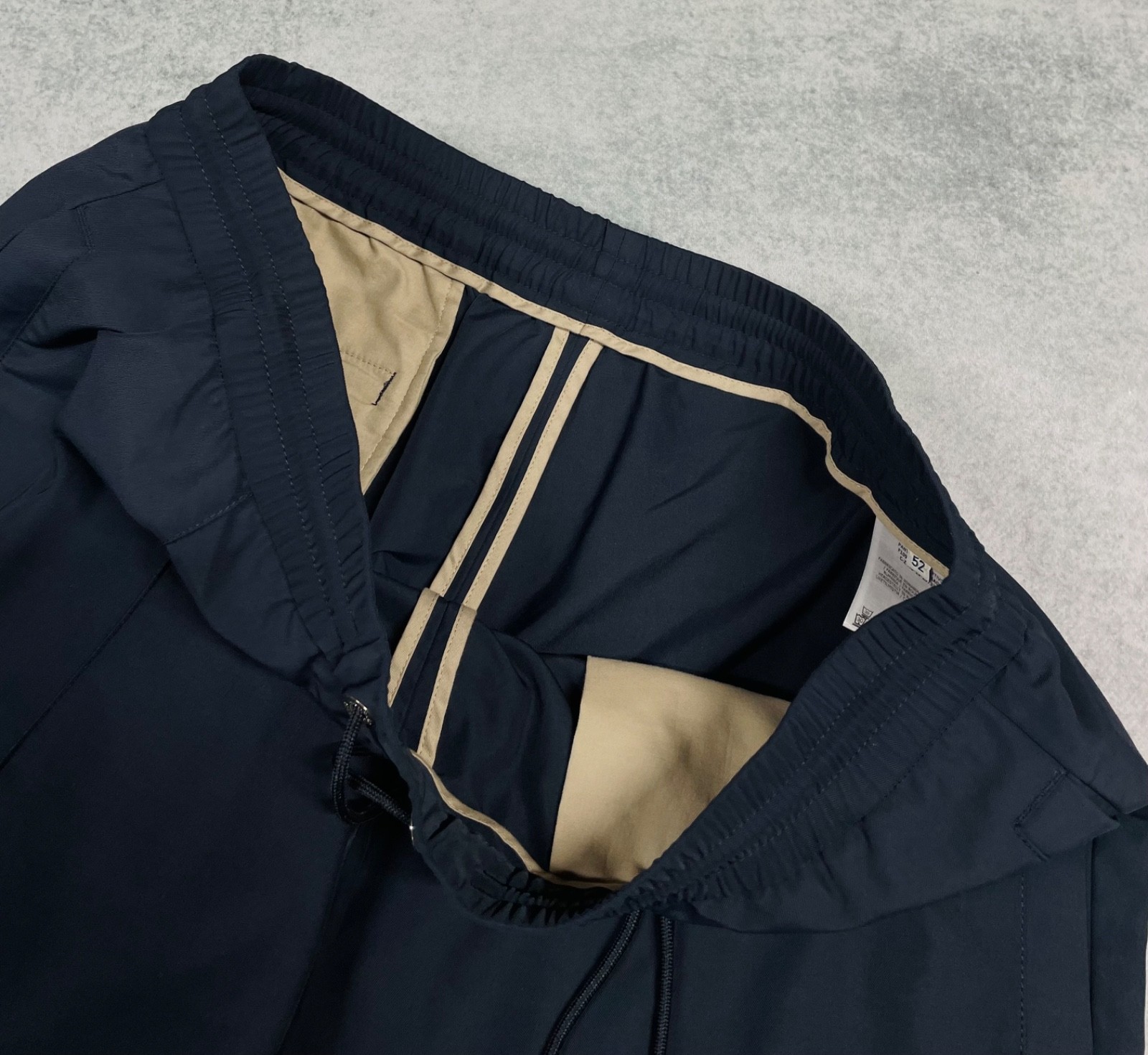 Moncler Men’s Navy Blue Zip Pantalone Sportive Casual Pants Size 52