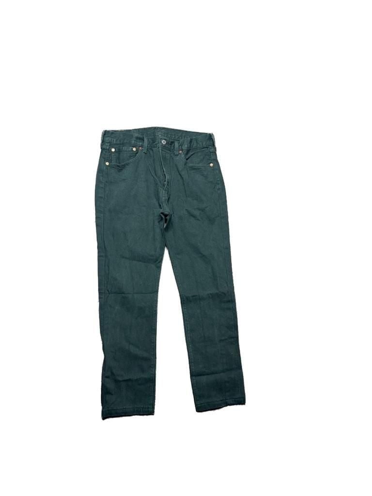 Levi’s 501 Original Fit Button Fly Jeans Dark Green 32×32