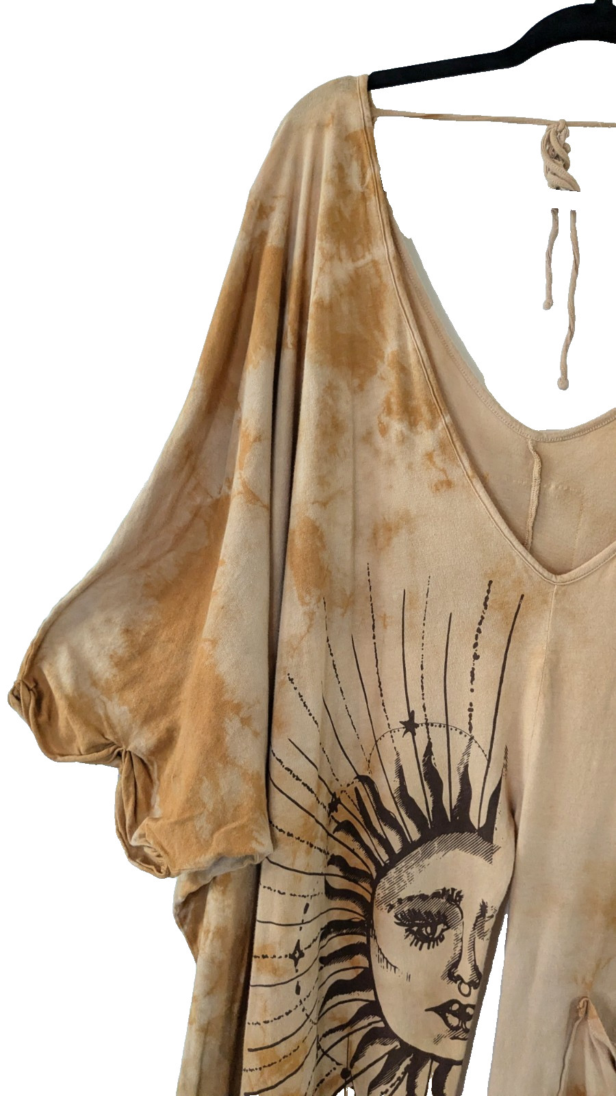 Kantha Bae One SZ Dream Split Muu Tee Tunic Celestial Sun Boho Mama Organic