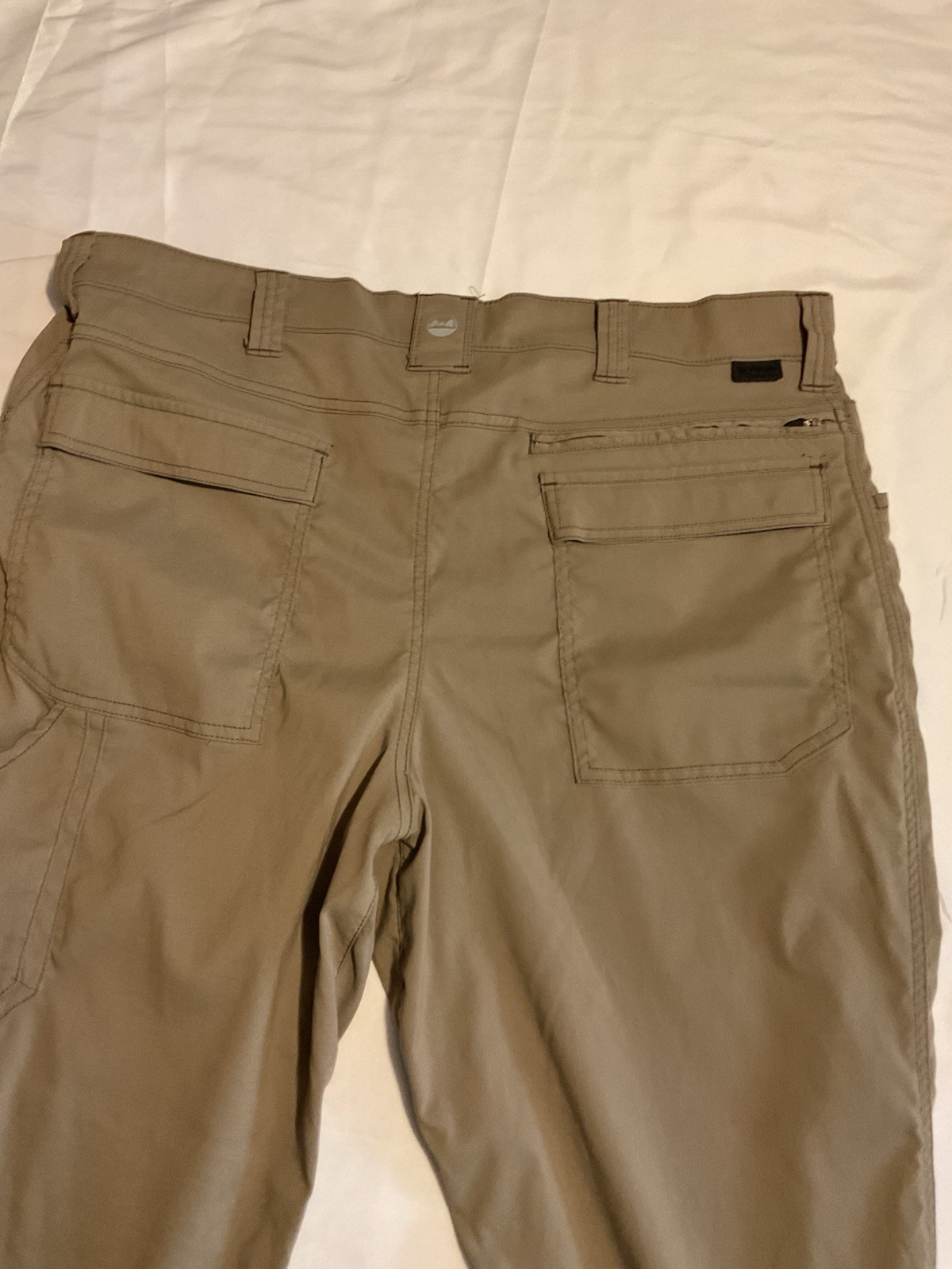 Wrangler Outdoor Series Beige Pants Men’s 40W Slim Straight Stretch Pockets A30