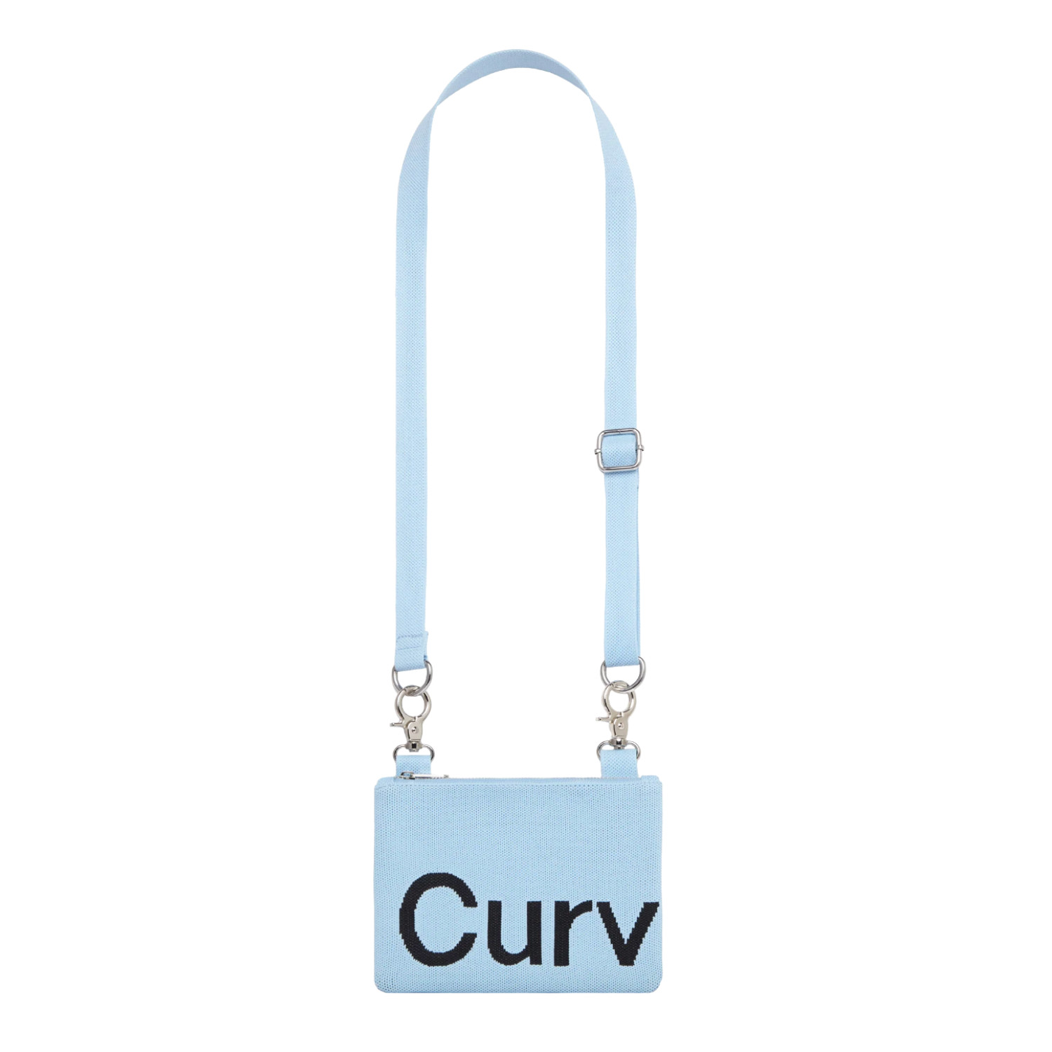 Curves by Sean Brown Mini Knit Tote Bag (Baby Blue)