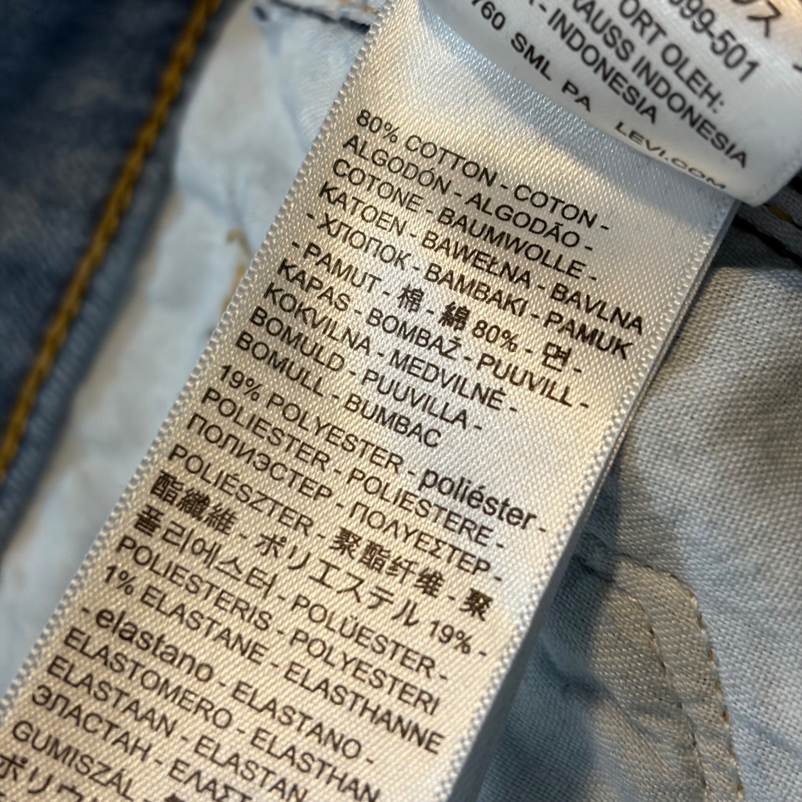 Levis 314 Shaping Straight Jeans Womens 30 Light Wash Blue Denim Mid Rise 31×31