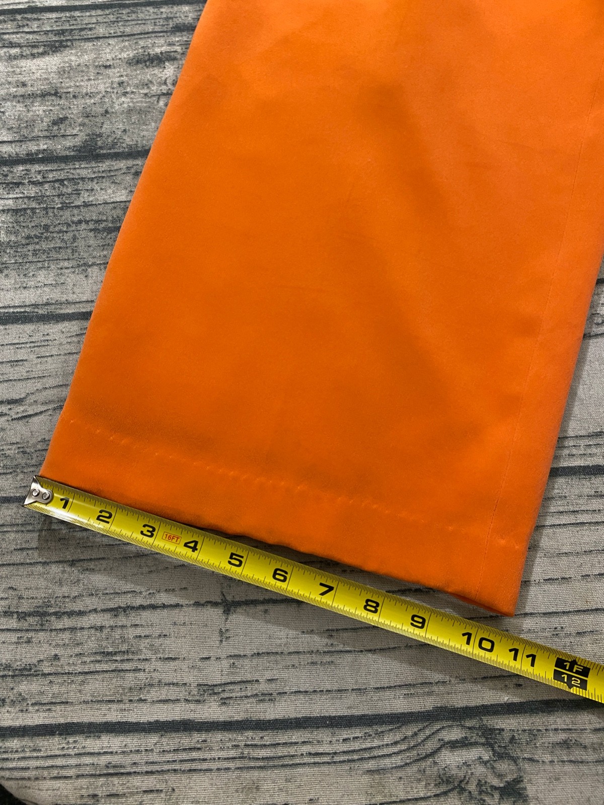Mondi Collections Vtg Silk Pants Wide Leg Belted Orange Loose Stain Marks 90s