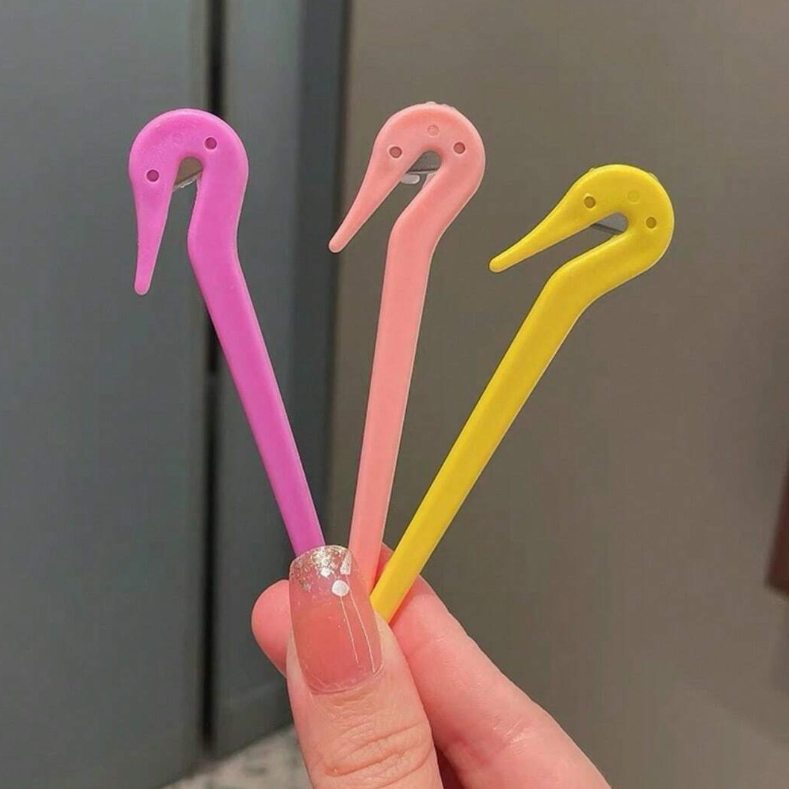 2x Elastic Hair Band Cutter Disposable Rubber Band Remover Hair Tie Cutting Tool