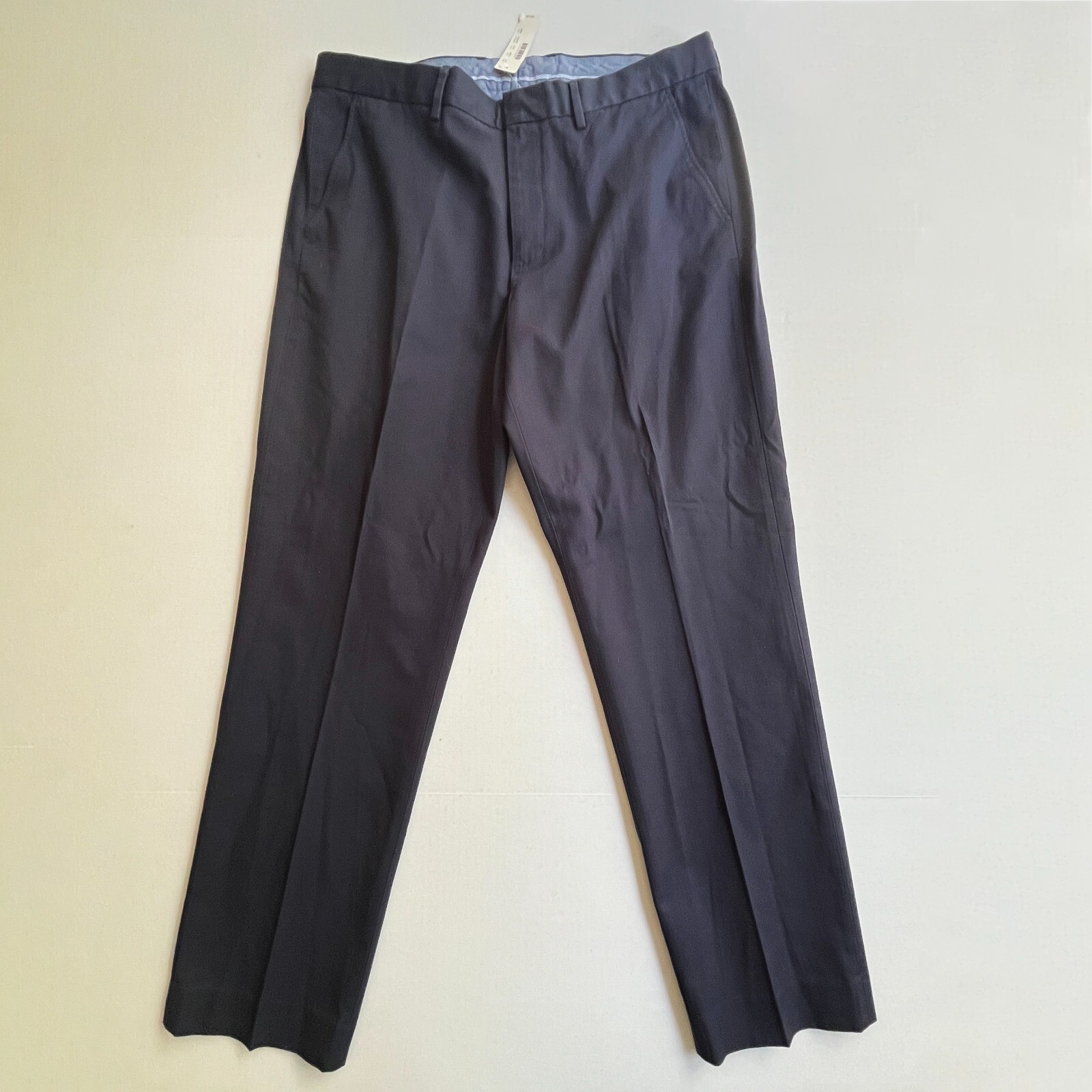 J Crew Bowery Chino Pants Mens 36×31 Urban Slim Fit Straight Leg Navy Blue NWT