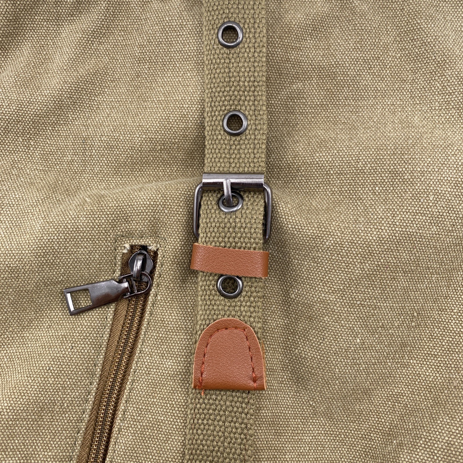 Brown Canvas Satchel Bag/Backpack – Everyday Use – Basic Simple