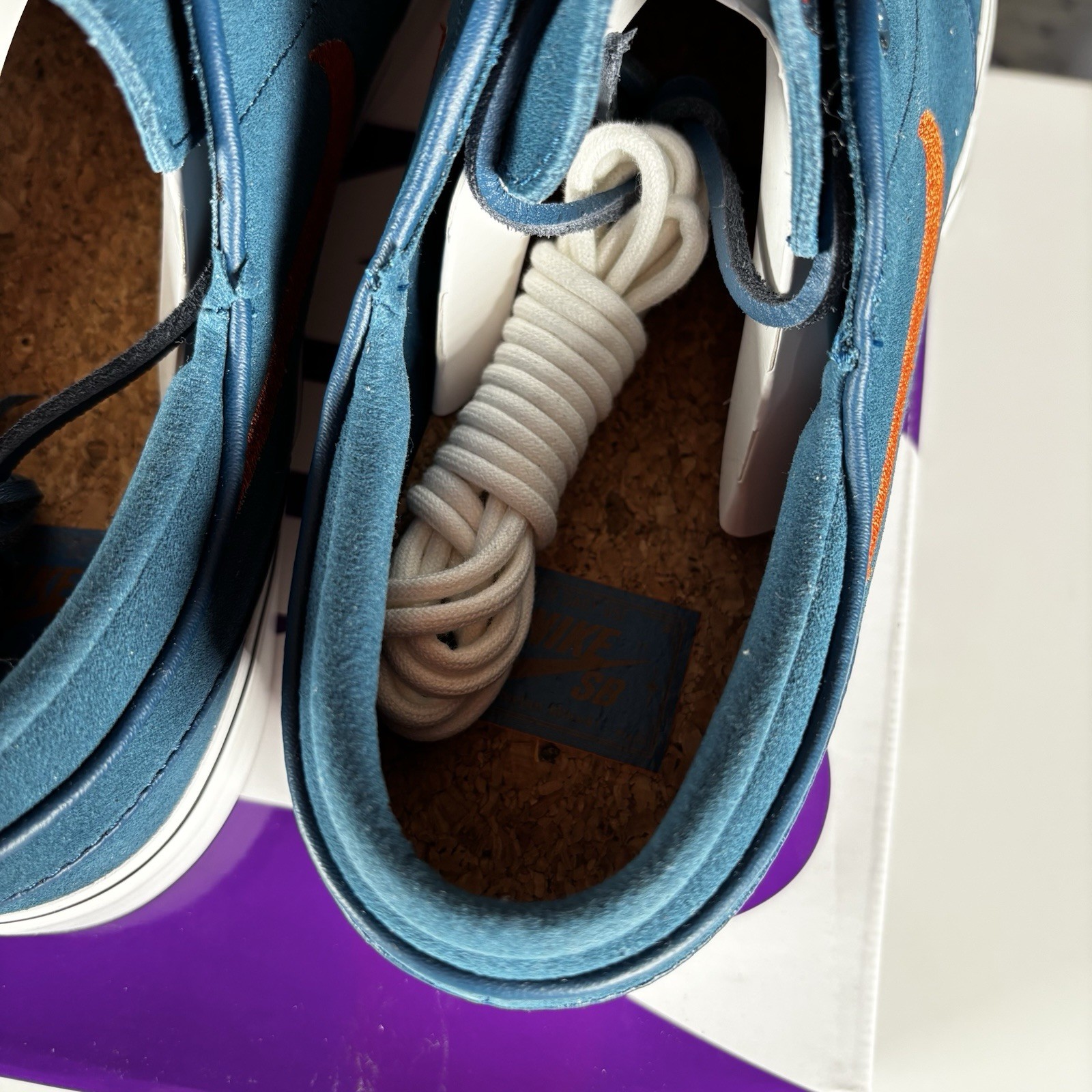 Size 9.5 – Nike Zoom Stefan Janoski OG+ SB Blue Force Campfire Orange