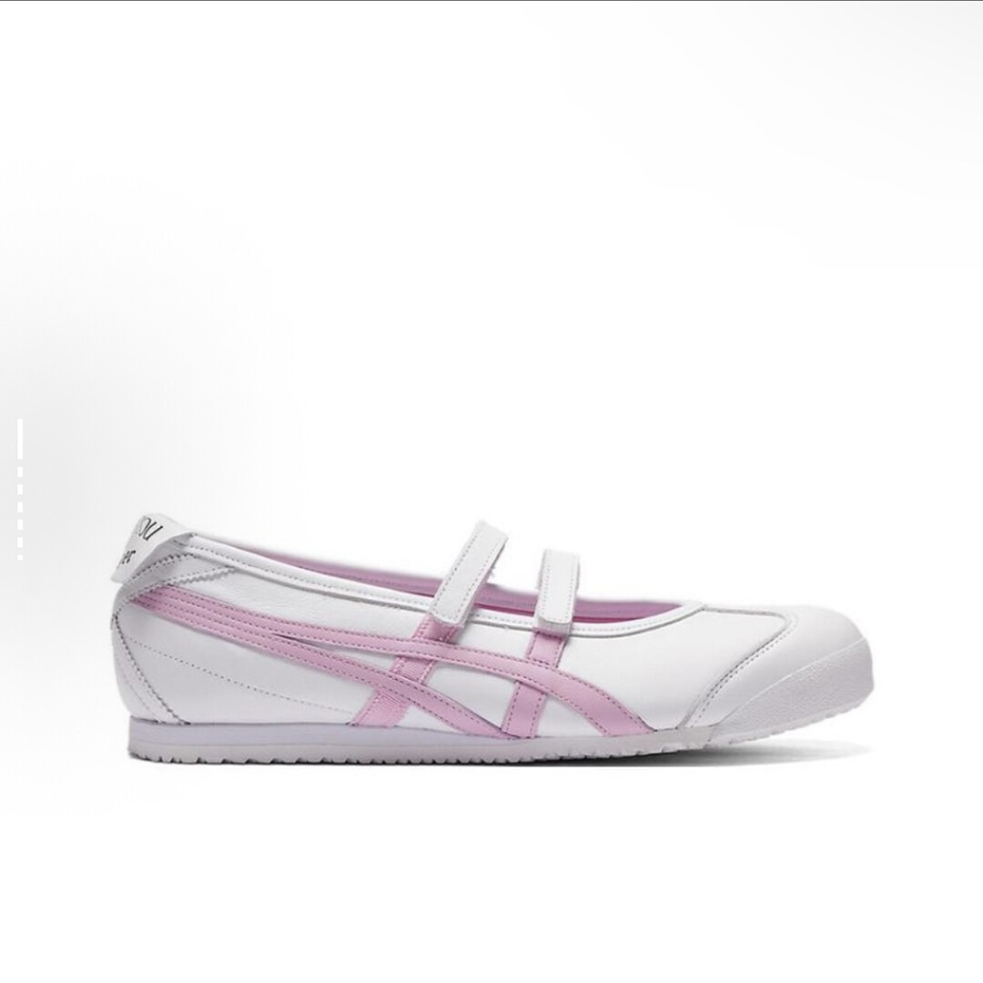Vintage Onitsuka Tiger Mexico 66 Ballet Shoe Flats White/Pink 1183C379-101
