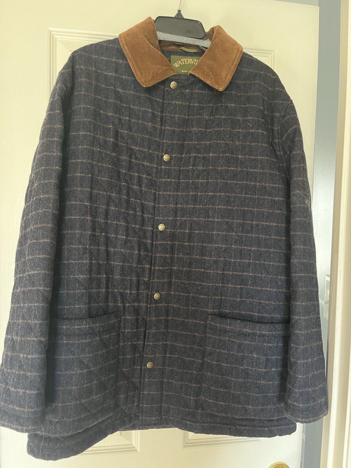 Mens Waterville Made in Italy Wool Quilted Jacket Classic Size 50 UK/US 40