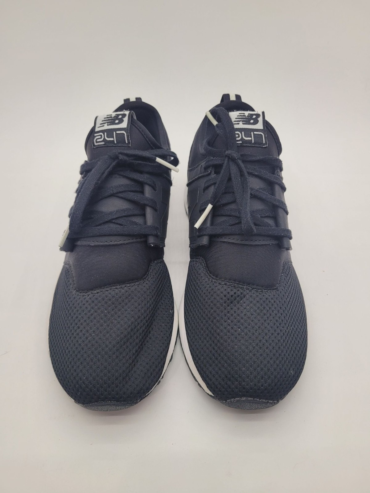 NWOB New Balance 247 REVlite Black Black White Lace Up Sneakers Women’s Size 7.5