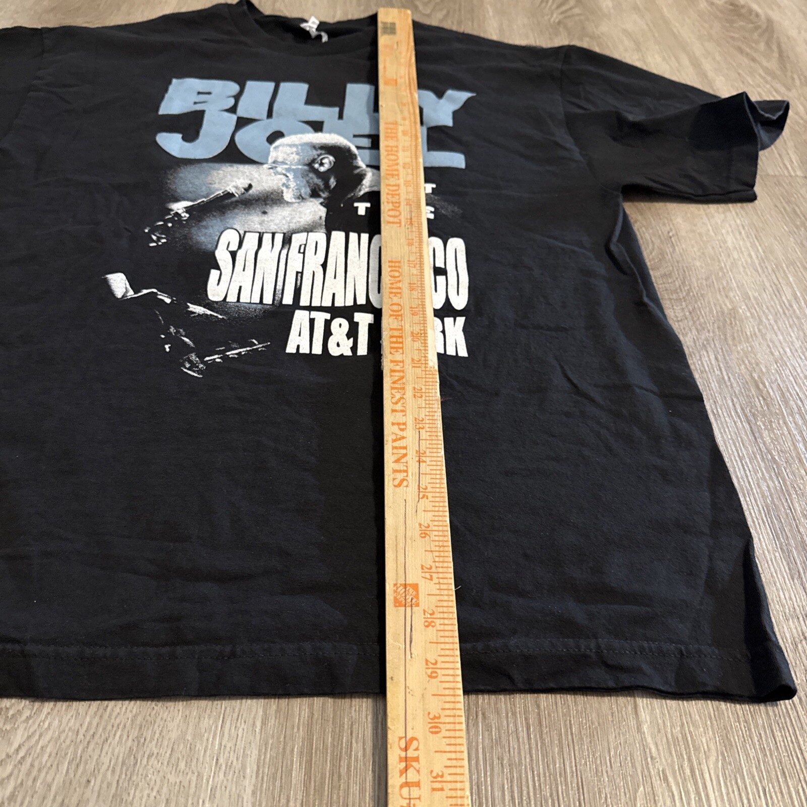 Billy Joel T Shirt San Francisco Giants AT&T Park 2015 Black Size XL