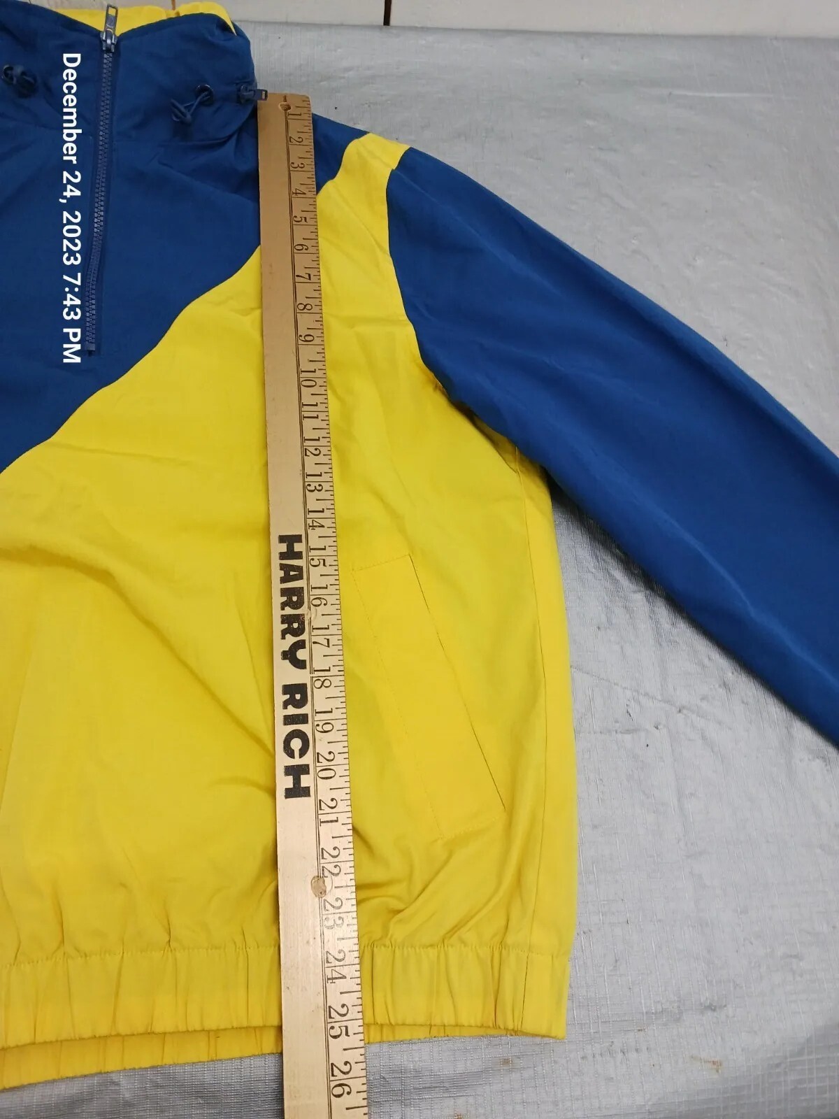 Forever 21 Retro Quarter Zip Color Block Windbreaker Size M