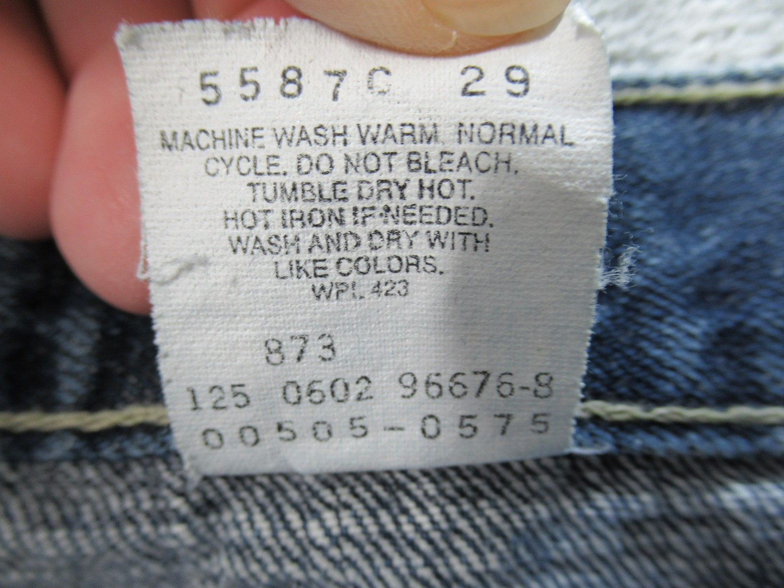 Vtg Levis 505 Jeans Mens 38×32 (Fits 34×31) Straight Leg Blue Fly Zipper